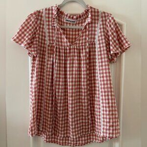 Plaid Gingham Top